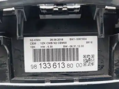 Peça sobressalente para automóvel em segunda mão quadrante por citroen c3 feel referências oem iam 9813361380