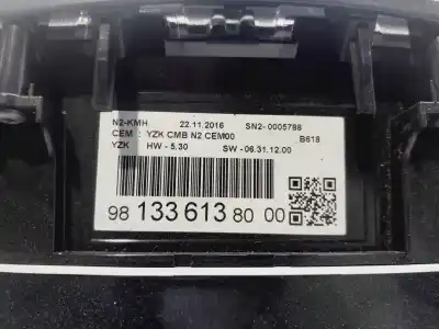 Second-hand car spare part dashboard for citroen c3 feel oem iam references 9813361380  