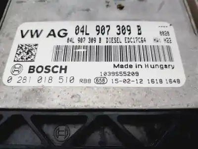 Автозапчасти б/у блок управления двигателем за seat leon (5f1) 1.6 tdi ссылки oem iam 04l907309b  