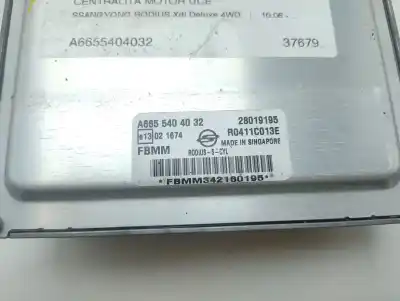 Автозапчасти б/у блок управления двигателем за ssangyong rodius xdi ссылки oem iam a6655404032