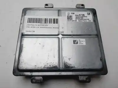 Second-hand car spare part ecu engine control for opel astra j lim. selective oem iam references 55484738