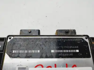 Автозапчасти б/у БЛОК УПРАВЛЕНИЯ ДВИГАТЕЛЕМ за CITROEN C15  ссылки OEM IAM 9650359580  