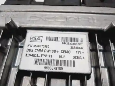Second-hand car spare part ecu engine control for peugeot 508 active oem iam references 9666375980  