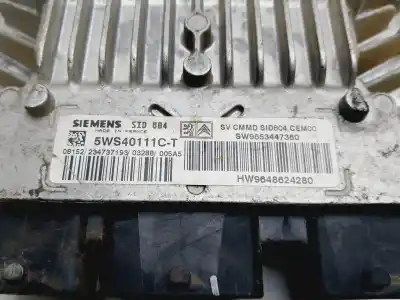 Second-hand car spare part ecu engine control for citroen c2 sx oem iam references 9653447380  