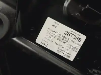 Peça sobressalente para automóvel em segunda mão ELEVADOR DE VIDROS TRASEIRO DIREITO por MERCEDES-BENZ CLASE C (W205) LIM.  Referências OEM IAM A2057300279  