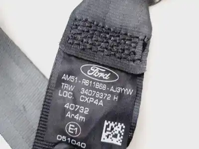 Автозапчастина б/у задній лівий ремін безпеки для ford c-max (ceu) titanium посилання на oem iam am51r611b68aj  