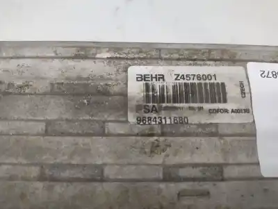 Peça sobressalente para automóvel em segunda mão intercooler por peugeot 208 active referências oem iam 9684311680  