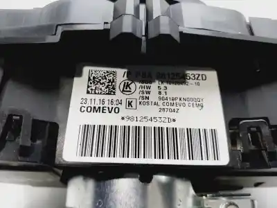 Peça sobressalente para automóvel em segunda mão comandos do volante por citroen c3 feel referências oem iam 98125453zd  