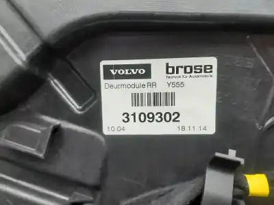 Peça sobressalente para automóvel em segunda mão elevador de vidros traseiro direito por volvo v40 kinetic referências oem iam 31276218  