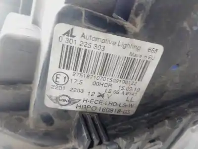 Peça sobressalente para automóvel em segunda mão FAROL / FAROLIM ESQUERDO por MINI CLUBMAN (R55)  Referências OEM IAM 63122751871  