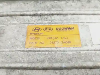 Автозапчастина б/у інтеркулер для hyundai i20 ii (gb, ib) 1.4 crdi посилання на oem iam 282702a751  