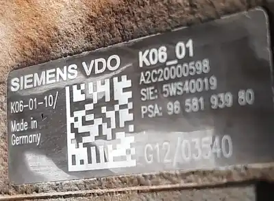 Second-hand car spare part  for CITROEN C4 PICASSO  OEM IAM references RHJ  