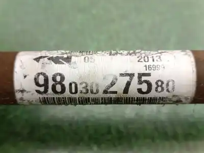 Автозапчасти б/у передняя левая трансмиссия за PEUGEOT 207 (2006->) 1.4 Confort [1.4 Ltr. - 50 kW HDi] ссылки OEM IAM 9803027580  