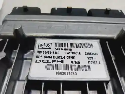 Tweedehands auto-onderdeel ecu motorcontroller voor peugeot 407 st confort oem iam-referenties 9663548180  