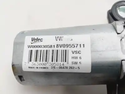 Second-hand car spare part REAR WINDSHIELD WIPER MOTOR for AUDI A3 SPORTBACK (8VA)  OEM IAM references 8V0955711  