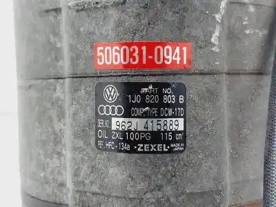 Second-hand car spare part air conditioning compressor for vw bora i (1j2) 1.6 oem iam references 1j0820803b  