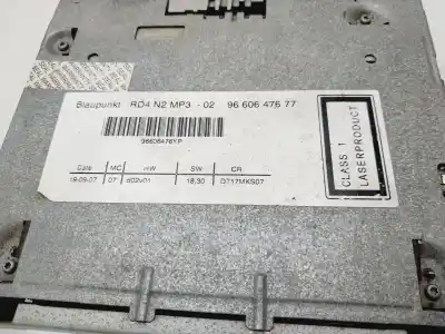Gebrauchtes Autoersatzteil audiosystem / radio-cd zum peugeot 407 sw sr confort oem-iam-referenzen 9660647677  
