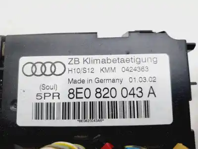 Автозапчасти б/у климат-контроль за audi a4 cabrio (8h) 2.4 170 cv / 125 kw ссылки oem iam 8e0820043a  