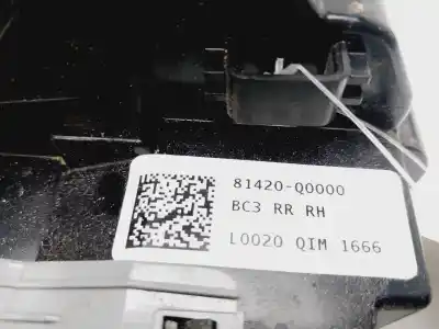 Second-hand car spare part Rear Right Door Lock for HYUNDAI I20 (BC3) SLX 84 CV / 62 KW OEM IAM references 81420Q0000  