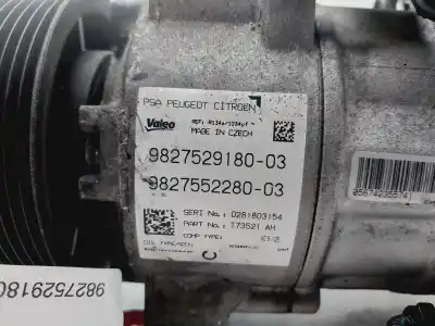 Автозапчасти б/у компрессор кондиционера воздуха за PEUGEOT 308 II (LB_, LP_, LW_, LH_, L3_) 1.2 THP 110 ссылки OEM IAM 9827529180  