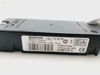 Second-hand car spare part electronic module for peugeot 207 confort oem iam references 9666827980