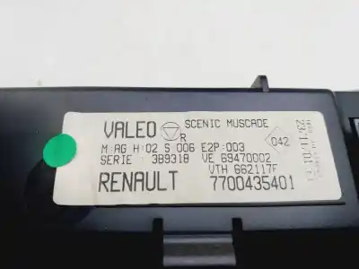 Pezzo di ricambio per auto di seconda mano controllo climatico per renault scenic (ja..) 1.9 dci authentique riferimenti oem iam 7700435401  