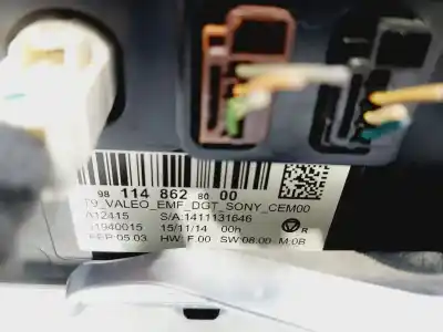 Second-hand car spare part multifunction display for peugeot 308 access oem iam references 9811486280  