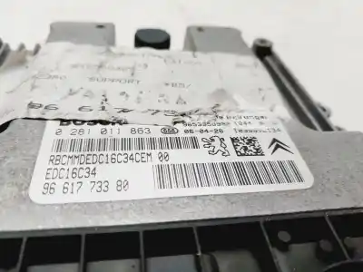 Peça sobressalente para automóvel em segunda mão Centralina De Motor Uce por CITROEN C4 BERLINA Collection Referências OEM IAM 9661773380  