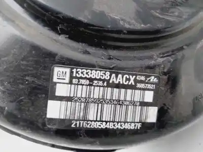 Автозапчастина б/у гальмівний серво для opel astra j lim. selective посилання на oem iam 13338058  