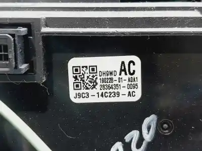 Peça sobressalente para automóvel em segunda mão comando de sofagem (chauffage / ar condicionado) por jaguar e-pace chequered flag awd 149 cv / 110 kw referências oem iam j9c314c239ac  