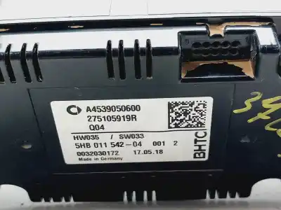 Pezzo di ricambio per auto di seconda mano controllo climatico per smart forfour basis (66kw) (453.044) 90 cv / 66 kw riferimenti oem iam 275105919r  
