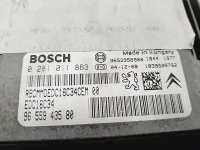 Автозапчастина б/у ебу контролер двигуна для citroen c4 berlina sx посилання на oem iam 9655943580  