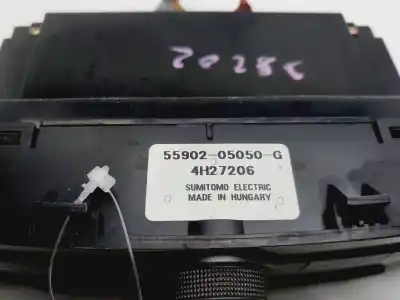 Peça sobressalente para automóvel em segunda mão comando de sofagem (chauffage / ar condicionado) por toyota avensis wagon (t25) 2.0 d-4d executive referências oem iam 5590205050