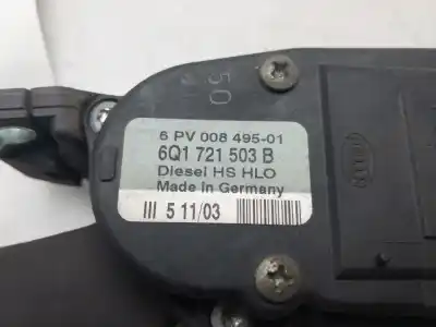 Автозапчастина б/у педальний потенціометр для seat toledo (1m2) signo посилання на oem iam 6q1721503b  