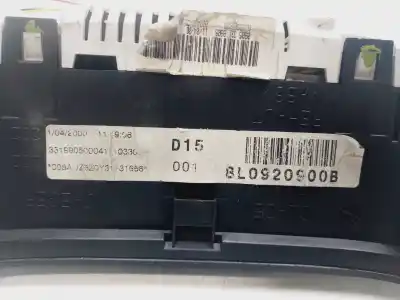 Second-hand car spare part dashboard for audi a3 (8l) 1.9 tdi ambiente oem iam references 8l0920900b  