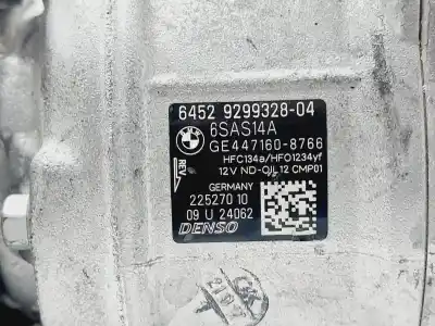 Автозапчасти б/у компрессор кондиционера воздуха за BMW 1 (F20) 116 D ссылки OEM IAM 64529299328  