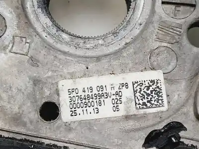 Автозапчастина б/у кермо для seat leon st (5f8) 1.6 tdi посилання на oem iam 5f0419091a   Автозапчастина б/у кермо для seat leon st (5f8) 1.6 tdi посилання на oem iam 5f0419091a