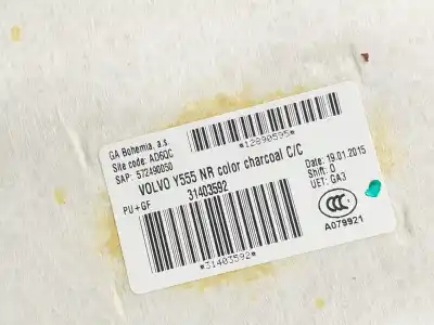 Pezzo di ricambio per auto di seconda mano tetto interno per volvo v40 r-design riferimenti oem iam 31403591  