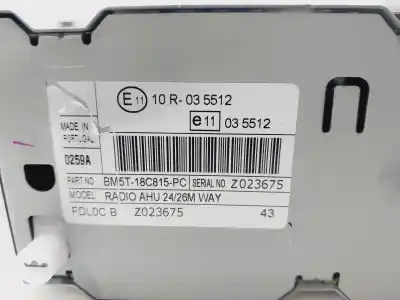 Pezzo di ricambio per auto di seconda mano impianto audio / radio cd per ford b-max titanium x riferimenti oem iam bm5t18c815pc  