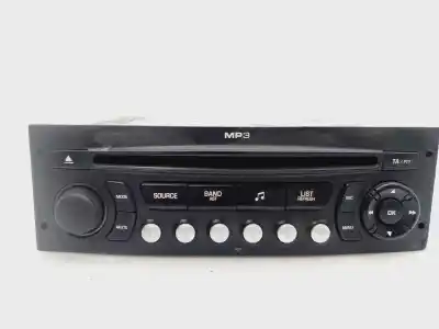 Second-hand car spare part audio system / radio cd for citroen c4 picasso i monospace (ud_) 1.6 hdi oem iam references 96591777xt  