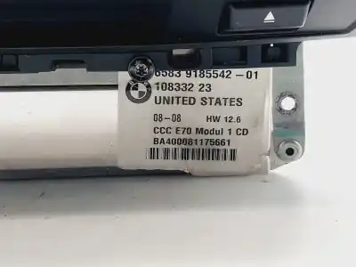 Peça sobressalente para automóvel em segunda mão sistema de áudio / rádio cd por bmw x6 (e71) 3.0d referências oem iam 65839185542  