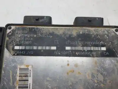 Автозапчастина б/у ебу контролер двигуна для citroen berlingo 1.9 d multispace посилання на oem iam 9650359580  