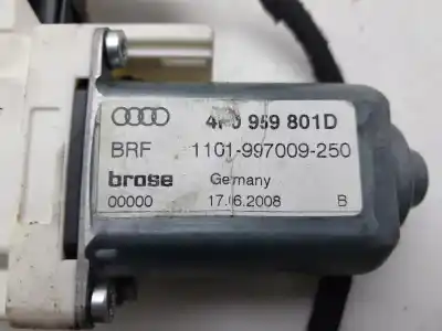 Second-hand car spare part left front window motor for audi a6 allroad quattro (4fh) 3.2 fsi 256 cv / 188 kw oem iam references 4f0959801d  