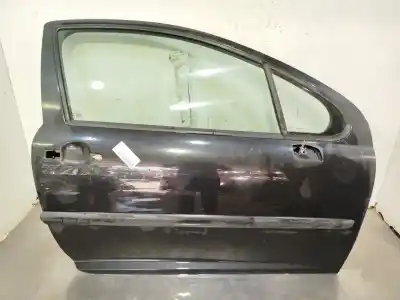 Peça sobressalente para automóvel em segunda mão porta dianteira direita por peugeot 207 xt pack referências oem iam 9004ar  