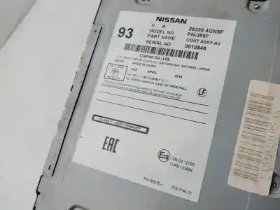 Pezzo di ricambio per auto di seconda mano IMPIANTO AUDIO / RADIO CD per INFINITI QX30  Riferimenti OEM IAM 283304GN5F  