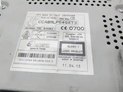 Peça sobressalente para automóvel em segunda mão sistema de áudio / rádio cd por land rover evoque dynamic referências oem iam dh5218c815ac  