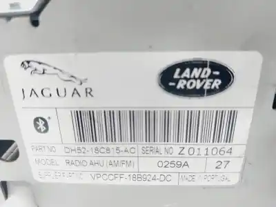 Peça sobressalente para automóvel em segunda mão sistema de áudio / rádio cd por land rover evoque dynamic referências oem iam dh5218c815ac  