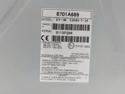 Автозапчасти б/у аудиосистема / радио cd за mitsubishi asx (ga0w) 1.6 challenge 2wd ссылки oem iam 8701a689   Автозапчасти б/у аудиосистема / радио cd за mitsubishi asx (ga0w) 1.6 challenge 2wd ссылки oem iam 8701a689