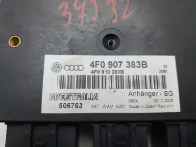 Second-hand car spare part electronic module for audi a6 allroad quattro (4fh) 3.2 fsi 256 cv / 188 kw oem iam references 4f0907383b
