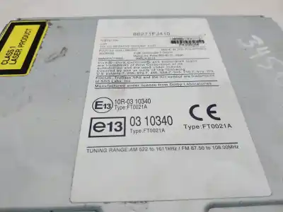 Peça sobressalente para automóvel em segunda mão sistema de áudio / rádio cd por subaru xv active referências oem iam 86271fj410  